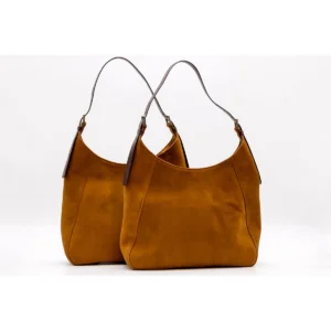 Bolso Emma de cuero genuino, hecho a mano en Honduras.